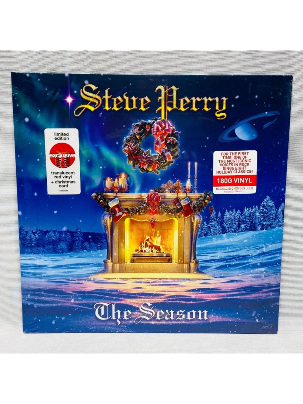 Steve Perry The Season Translucent Red Vinyl LP Album LE Christmas Holiday Songs